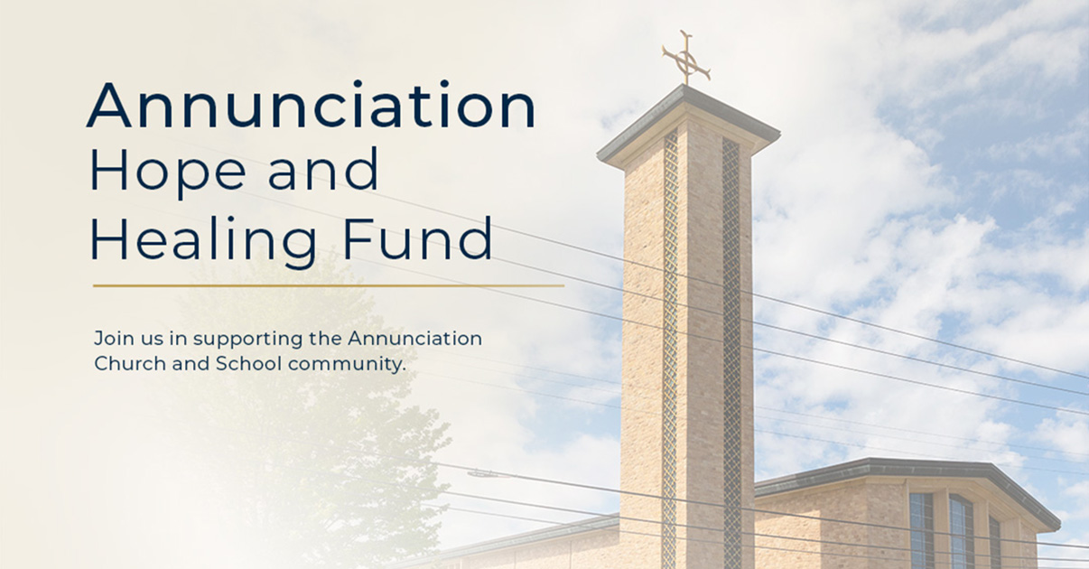 Announcing the Annunciation Hope and Healing Fund