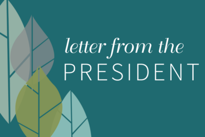 Letter From the President: Love and Generosity