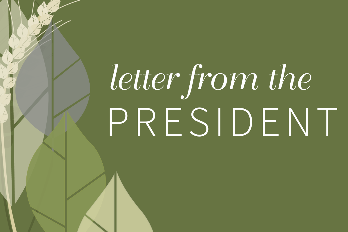 Letter From the President: Inspiring the Philanthropists of Tomorrow