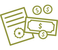 Stock and Cash Icon